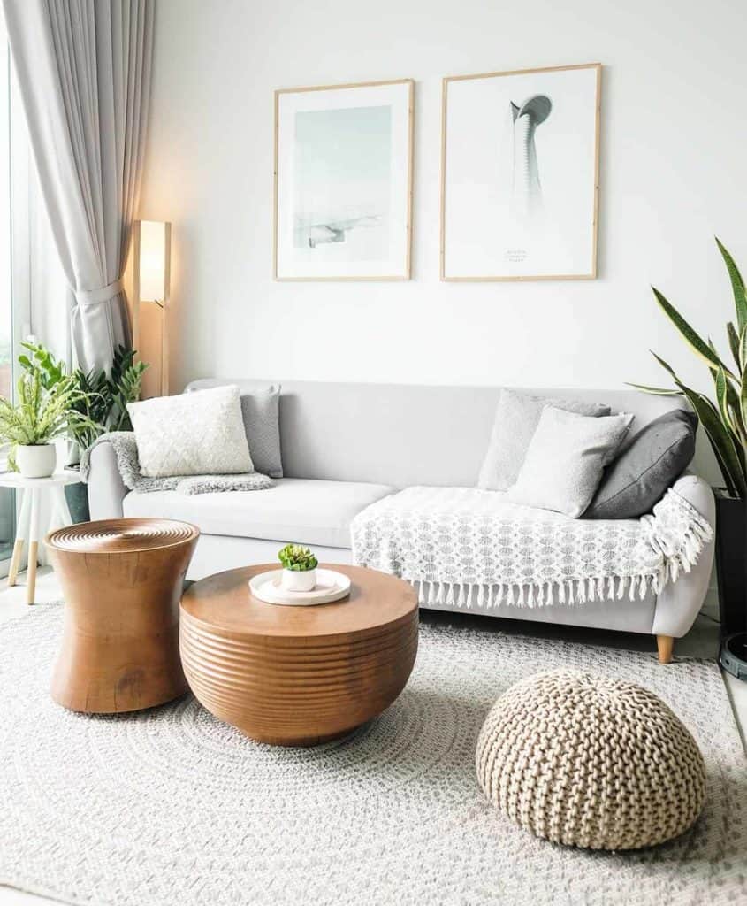 Showing a beautiful living space, clutter free.
